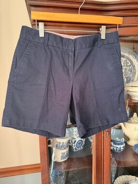 J. Crew Navy Chino 7” inseam Shorts Size 4